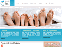 Tablet Screenshot of fixmyfeet.biz