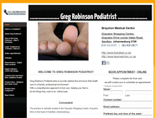Tablet Screenshot of fixmyfeet.co.za